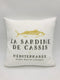 Coussin La Sardine De Cassis Blanc Taupe 40x40cm