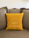 Coussin Du Côté de Cassis Moutarde 42x42cm
