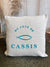 Coussin Du Côté de Cassis Naturel Bleu 42x42cm