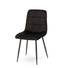 Chaise Manta Athezza Noire Velours 50x45x89cm