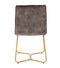 Chaise Butano Athezza Anthracite Velours 48,5x63xH86cm