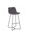 Tabouret Bar Rutano Athezza Anthracite H74cm/48x57x103cm