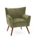 Fauteuil Wayne Athezza Velours Côtelé Kaki 70x66xH77cm