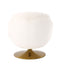 Fauteuil Mémento Athezza Blanc Pied Gold 81x86xH83cm