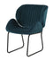 Fauteuil Luvana Athezza Bleu Canard 65,5x58x82,5cm