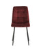 Chaise Manta Athezza Burgundy Velours 50x45x89cm