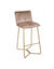 Tabouret Bar Butano Athezza Weimar Velours 57x46xH103,5cm