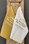Torchon La Sardine De Cassis Gold Blanc 50X80cm