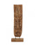 Masque Tiki Guerrier Athezza Bois Recyclé 27x14x80cm