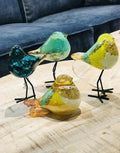 Presse-papier Moineau Serin Côté Table Multicolore