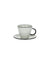 Tasse & soucoupe Basil Pomax Blanc Porcelaine Ø7x6cm